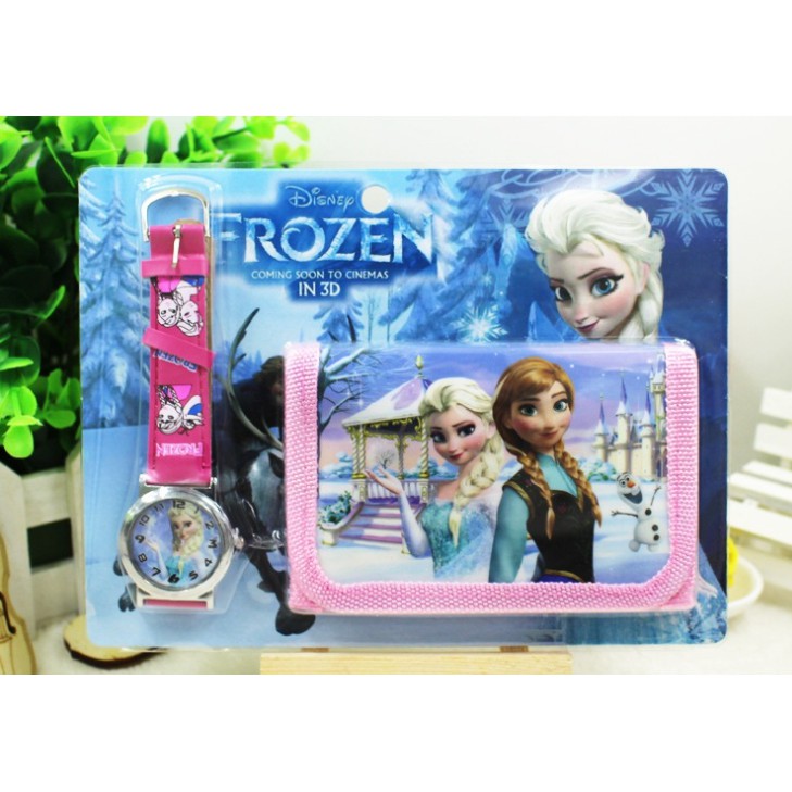 Đồng hồ đeo tay,ví elsa thời trang cho bé