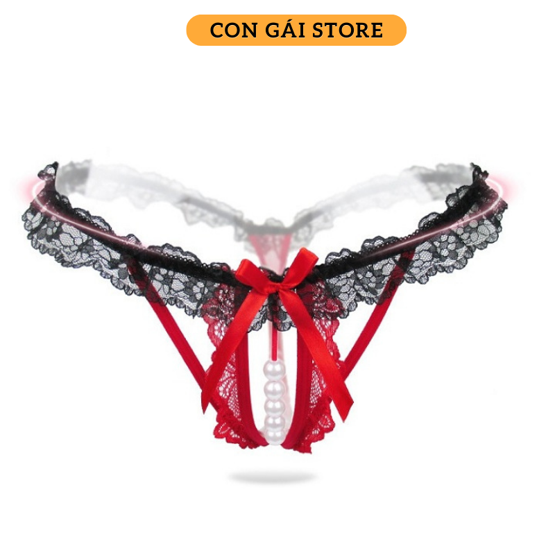  Quần lót xẻ đáy nữ cao cấp đính hột xinh xắn quyến rũ TL064 – Con Gái Store 