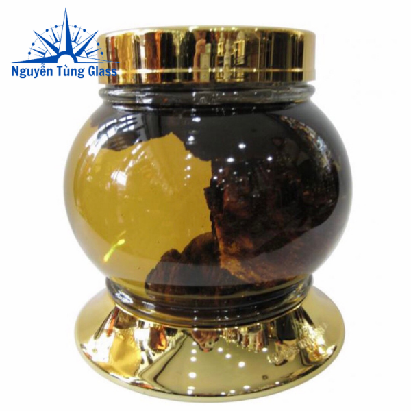 Bình ngâm Tửu sâm thủy tinh 2.7 lít sâm phú hòa