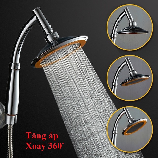 Vòi sen tăng áp, bát sen xoay 360 độ, to gấp 3 lần bát thường