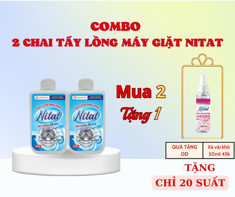 2-pack combo of nitat 300g washing machine cage G efficient cleaning for