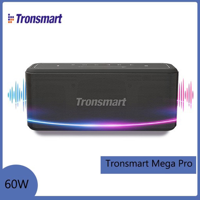 [ MEGA 60W ] Tronsmart Element Mega Pro Loa Bluetooth 5.0 Loa di động 60W Colums Touch Control Soundbar, Chống nước IPX5, hỗ trợ Trợ lý giọng nói, NFC, TWS, MicroSD