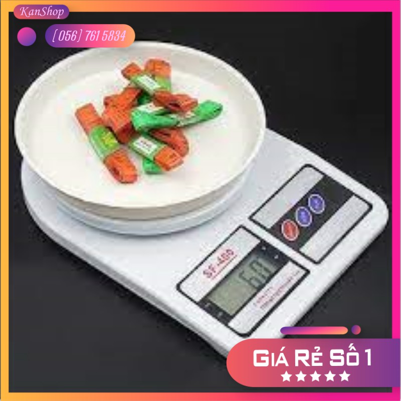Cân điện tử để bàn 7kg 10kg, cân điện tử thực phẩm nhà bếp electronic kitchen scale sf400