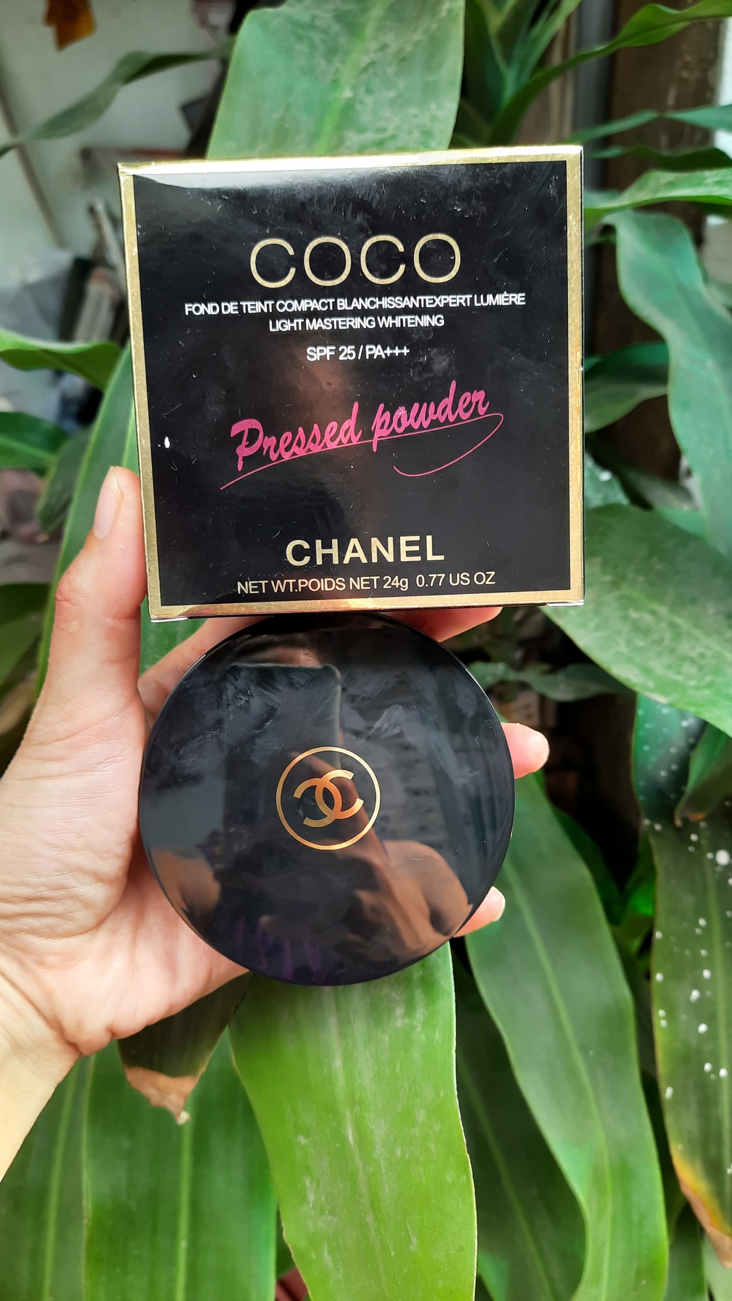 Phấn phủ 2 tầng chanel coco pressed powder spf 25/pa+++ siêu mịn
