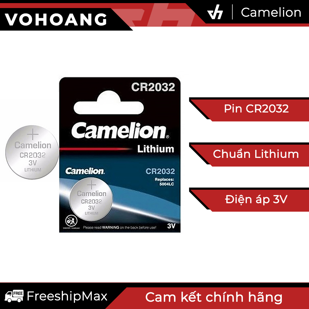 Pin Camelion 2032 sử dụng remote đèn pin đồng hồ đồ chơi…