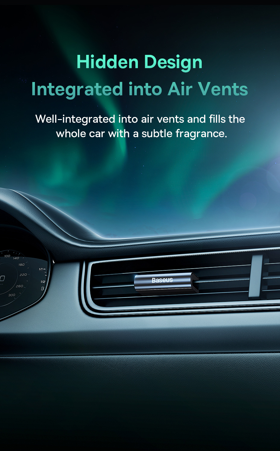 baseus mini metal car air freshener for auto interior accessories car perfume long-lasting scent air vent fragrance diffuser 5