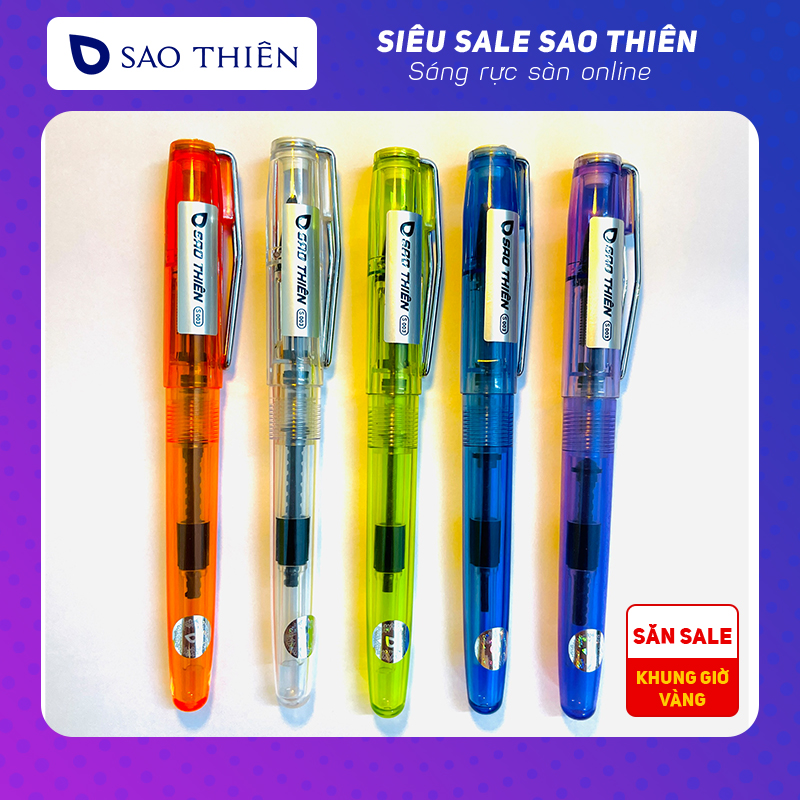 Bút Máy Lá Tre Giá Rẻ,Bút Mực Sao Thiên S003 Ngòi Kim Tinh Lá Tre Tự Tạo Thanh Đậm