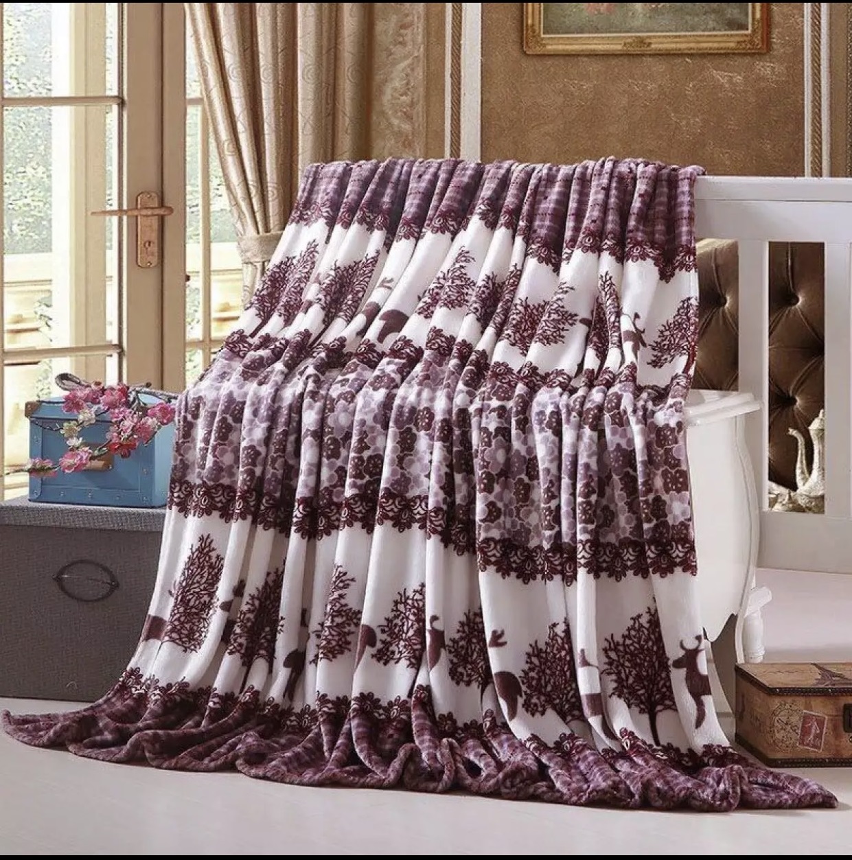 [Mềm - Ấm - Mịn] Mền/Chăn Bông Tuyết Siêu Mềm, chăn tuyết, Phụ kiện giường ngủ