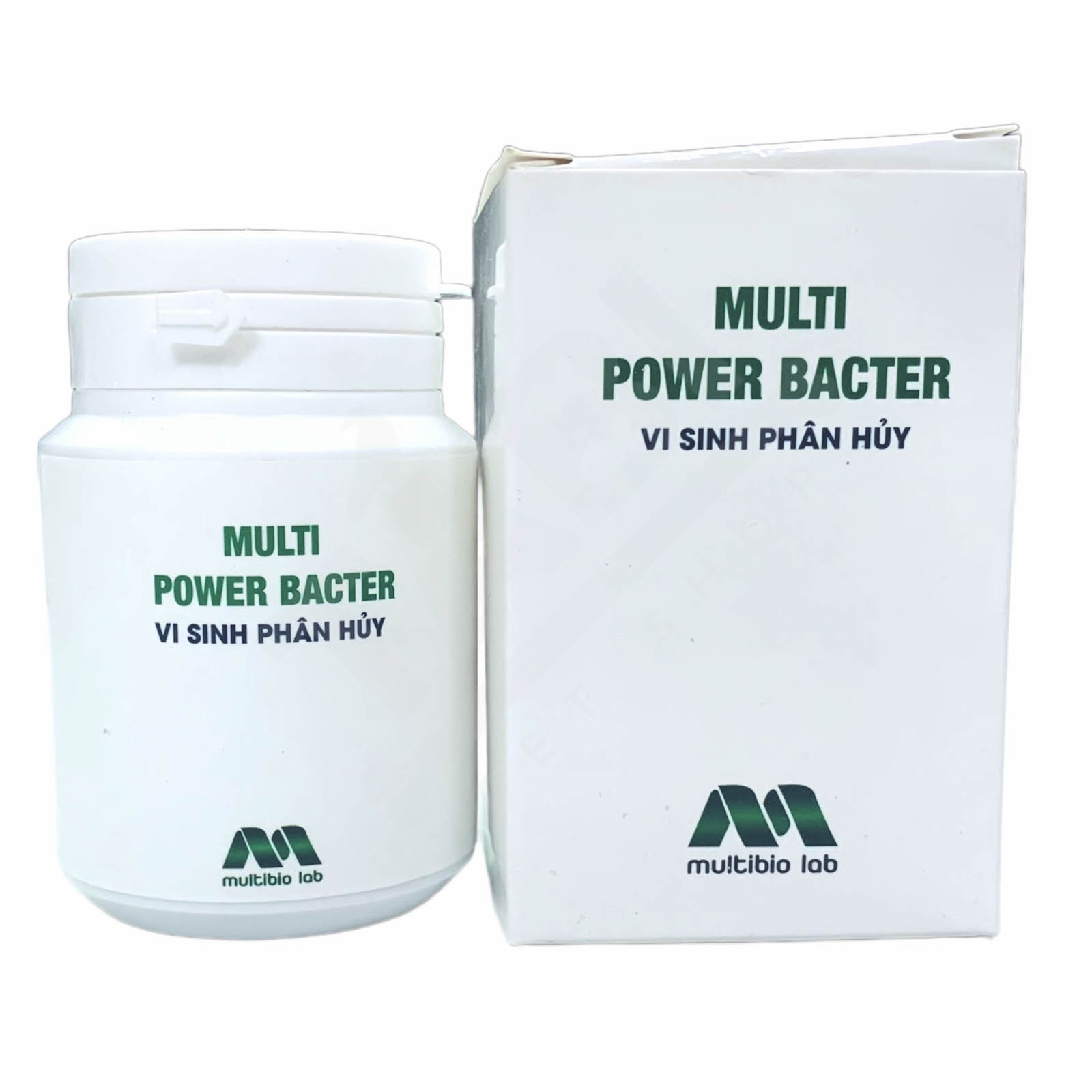 Chai multi power bacter - viên nén vi sinh phân huỷ tan chậm cao cấp chuyên dùng cho hồ thuỷ sinh