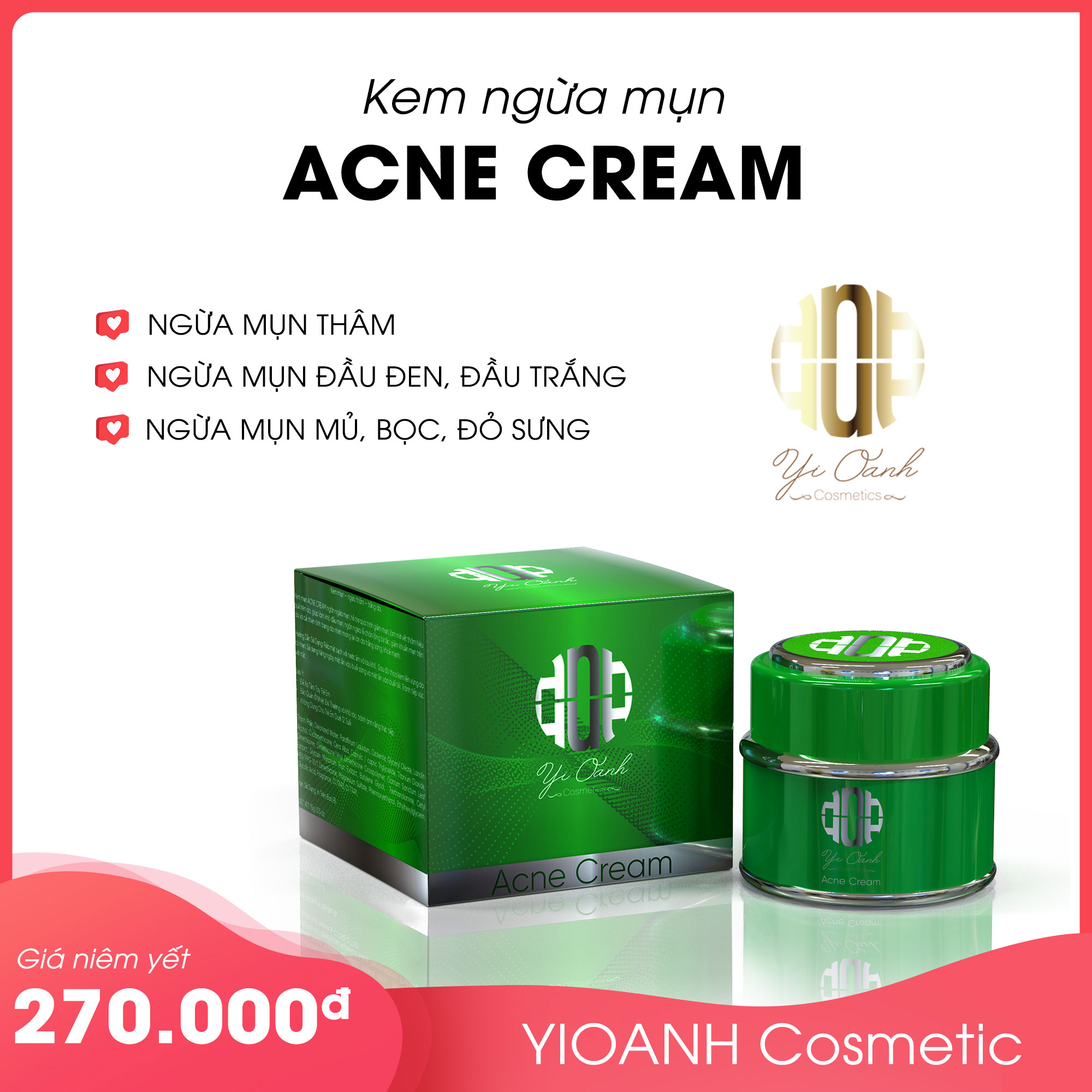 Kem mụn - thâm mụn acne cream