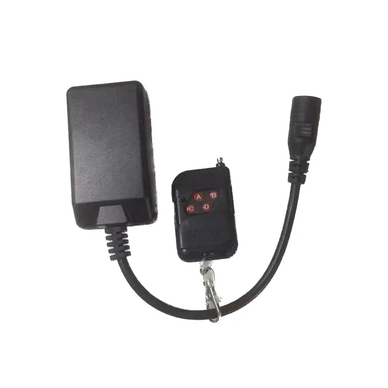 Fogger điều khiển từ xa 3-lỗ dây Điều khiển phun ánh sáng sân khấu hiệu suất thanh Fogger điều khiển từ xa thuốc lá phụ kiện