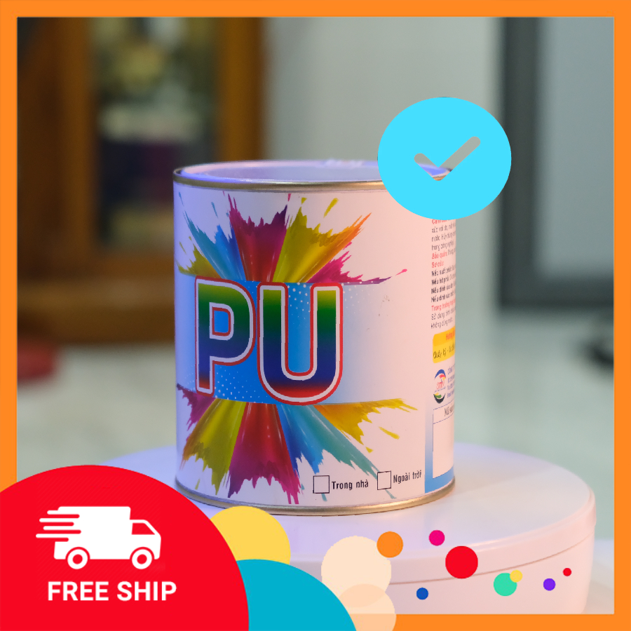 Sơn Màu PU - Bền bỉ, Bảo vệ và Chuẩn màu đẹp, Bóng mịn hoàn hảo - Loại 1KG - Hàng chính hãng