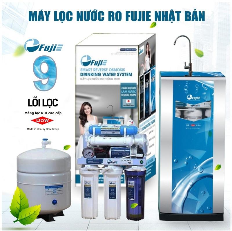 Máy lọc nước ro fujie ro-900 cab - 9 cấp lọc, bao gồm tủ cường lực