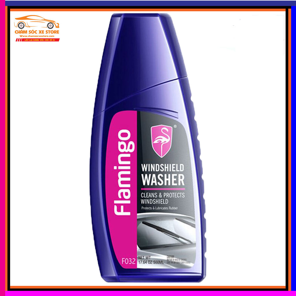 Nước rửa kính xe ô tô đậm đặc Flamingo Windshield Washer F032 500ml