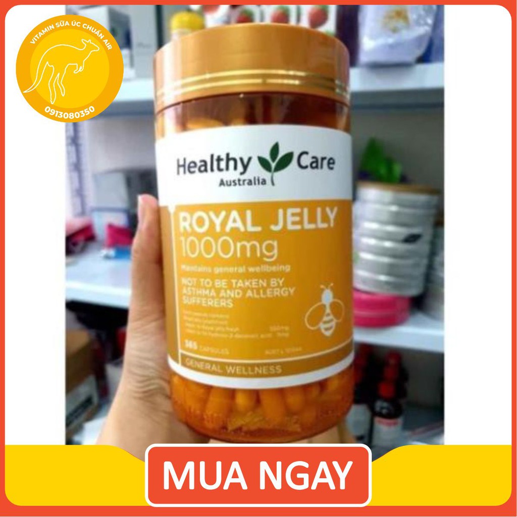 Sữa Ong Chúa Healthy Care Royal Jelly 365 viên