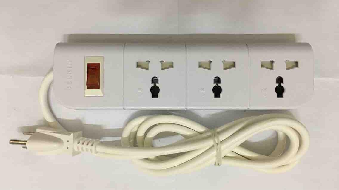 [HCM]Ổ cắm điện BELKIN 3socket(F9E300th1.8m)