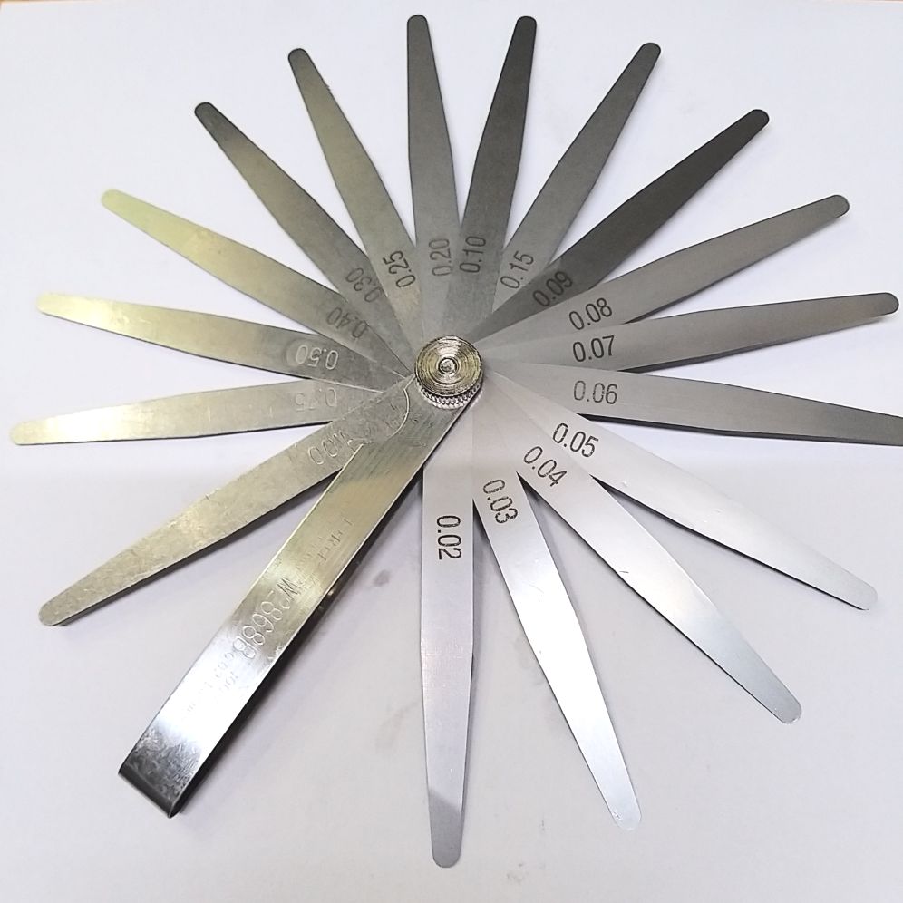 Thước Căn lá Cao Cấp 100B17 Lá 0.02-1mm (Bạc)