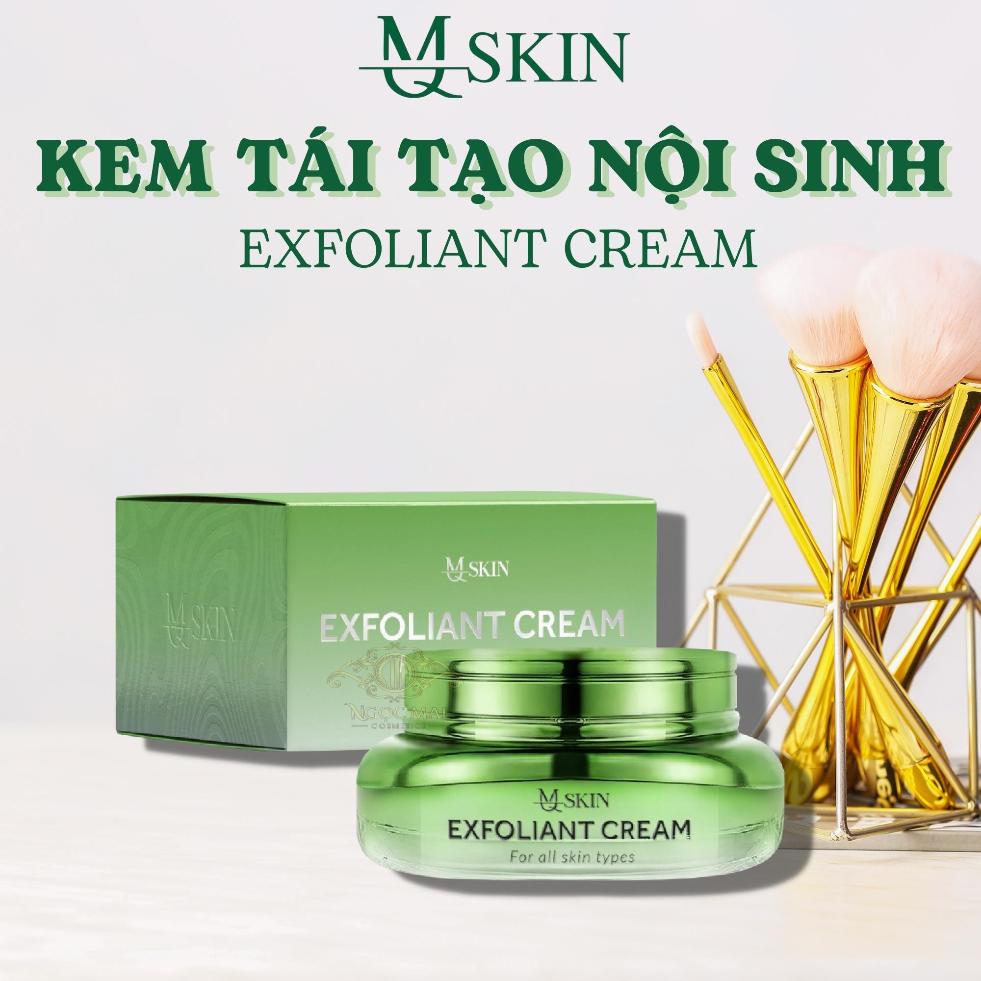 Kem tái tạo nội sinh MQ SKIN không sưng không đỏ nhanh bong Exfoliant Cream phục hồi da hư tổn loại bỏ mụn nám tàn nhang sẹo rỗ 30g