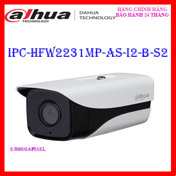 Camera IP hồng ngoại 2.0 Megapixel DAHUA IPC-HFW2231MP-AS-I2-B-S2