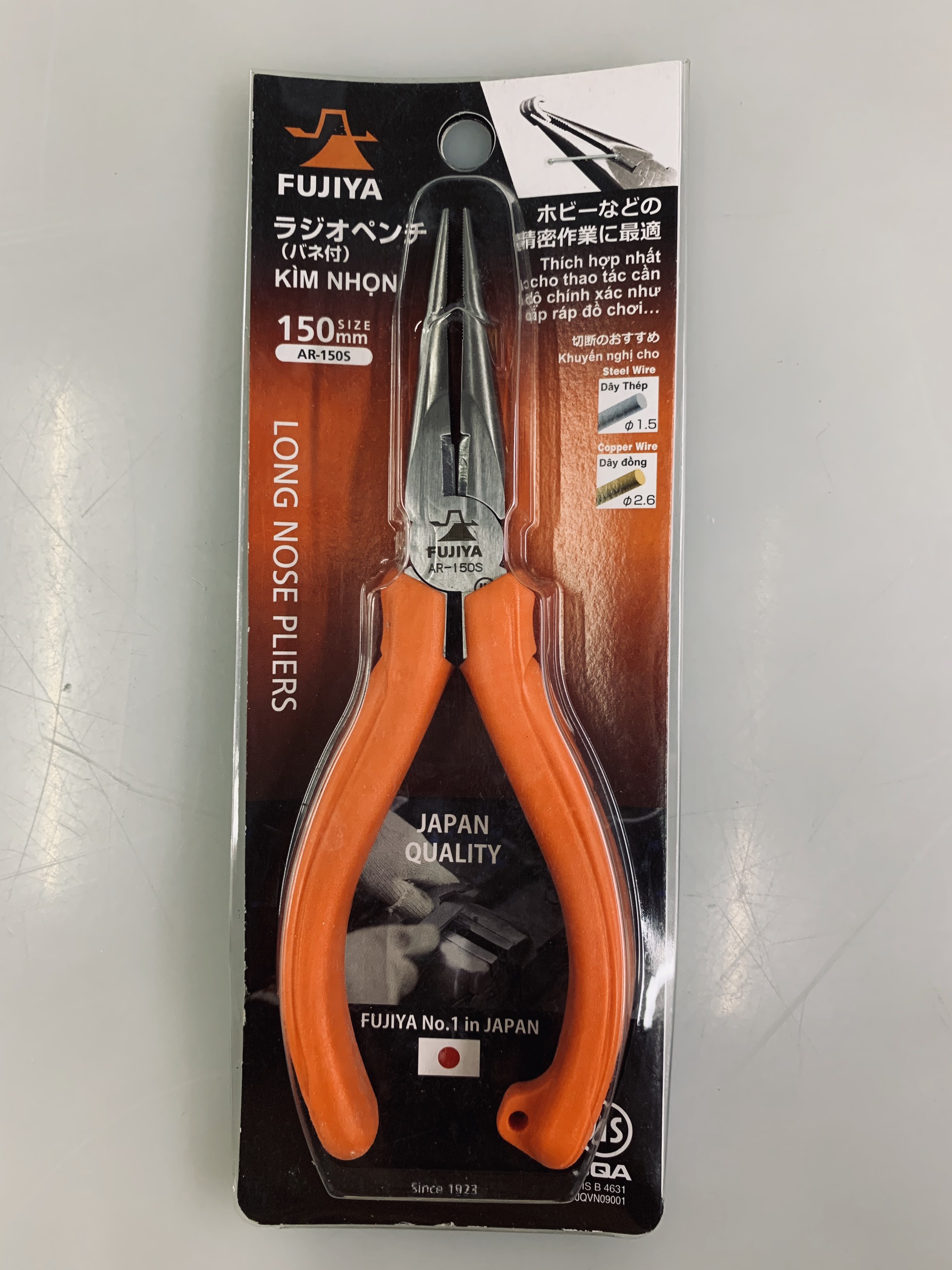 Kìm nhọn FUJIYA AR-150S - Chính hãng - Nhật Bản