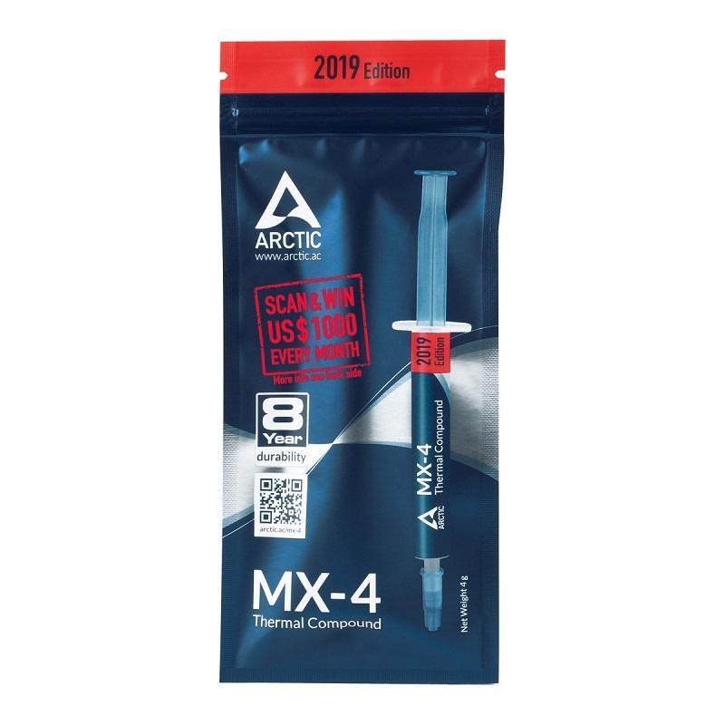 Kem tản nhiệt cpu arctic mx4 4g 2019 - chuyên dụng cho cpu, vga,...