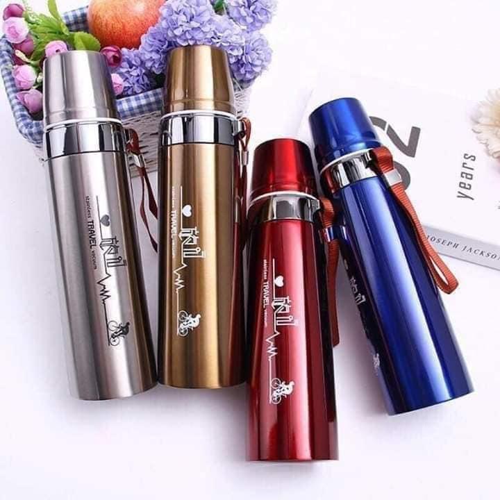 Bình giữ nhiệt - bình giữ nhiệt 800ml loại to - Bình giữ nhiệt inox cao cấp 800ml
