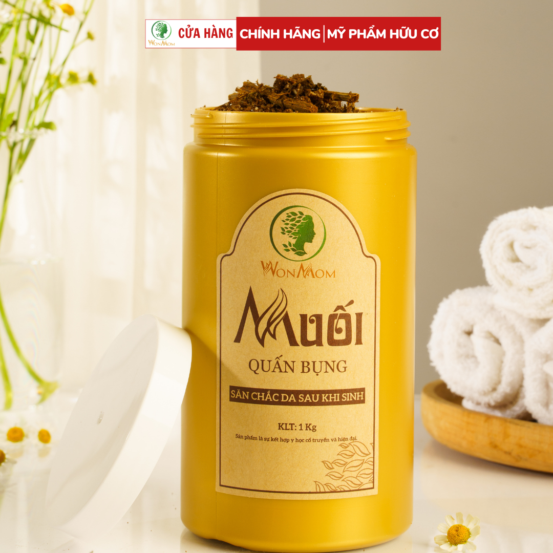 Muối giảm eo sau sinh dưới 3 tháng WonMom 1kg