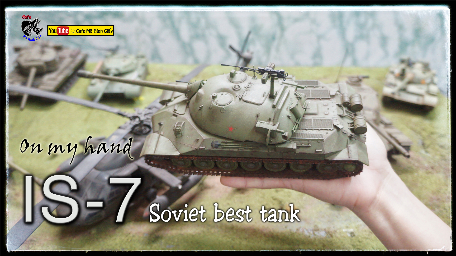 Mô hình xe tăng hạng nặng IS-7 Liên Xô - Nga.