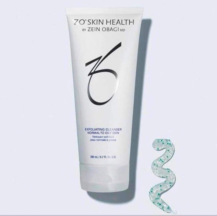Sữa rửa mặt cho da thường và da thiên dầu exfoliating cleanser