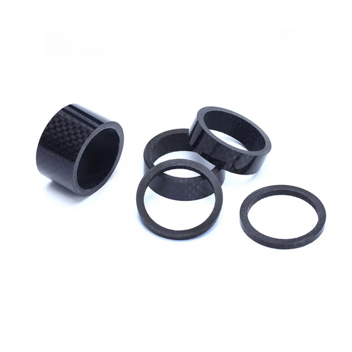 Bộ vòng chêm cổ xe đạp carbon 5 cái