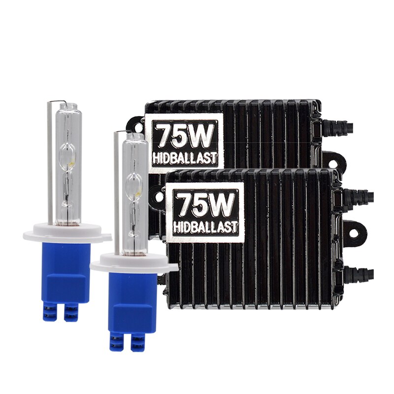 Bộ Đèn xenon 9012 công suất 75w ánh sáng trắng