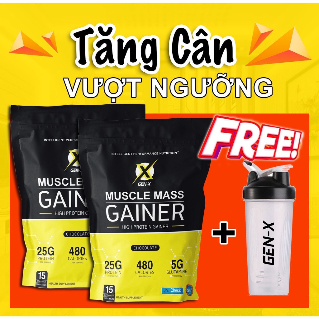 Sữa Tăng Cân Muscle Mass Gainer GenX