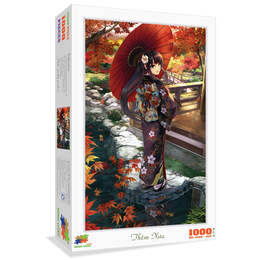 [HCM]Bộ tranh xếp hình jigsaw puzzle cao cấp 1000 mảnh ghép – Thềm Xưa (50 x 80cm)