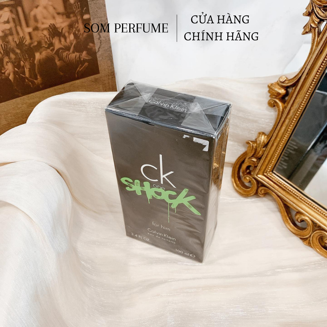 Nước hoa nam CK One shock for him EDT 200ml nguyên seal, chính hãng, hàng Mỹ100%