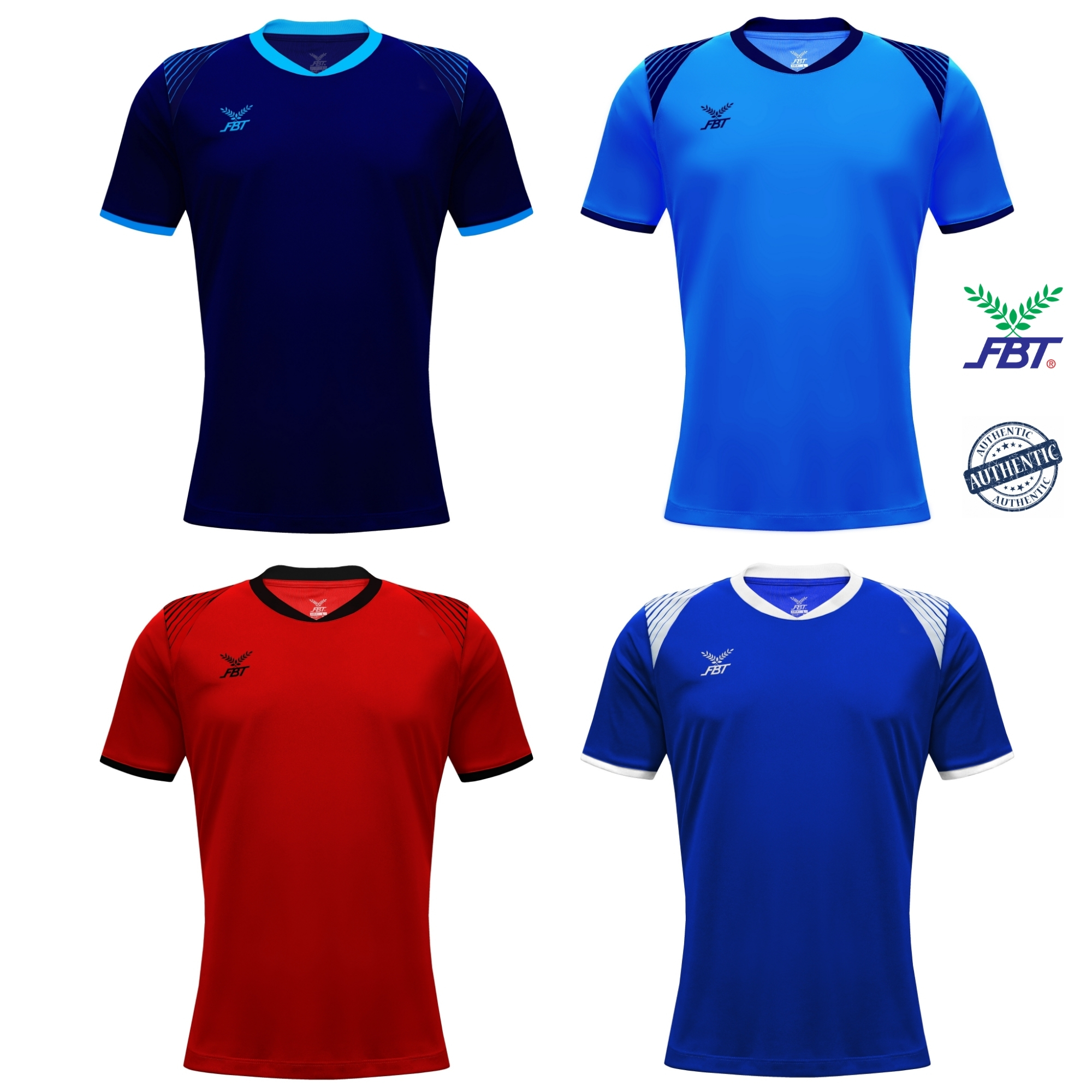 Áo bóng đá trơn nhập chính hãng Thái Lan thương hiệu FBT Sports mã sản phẩm 12-272, 5 loại màu tuỳ chọn