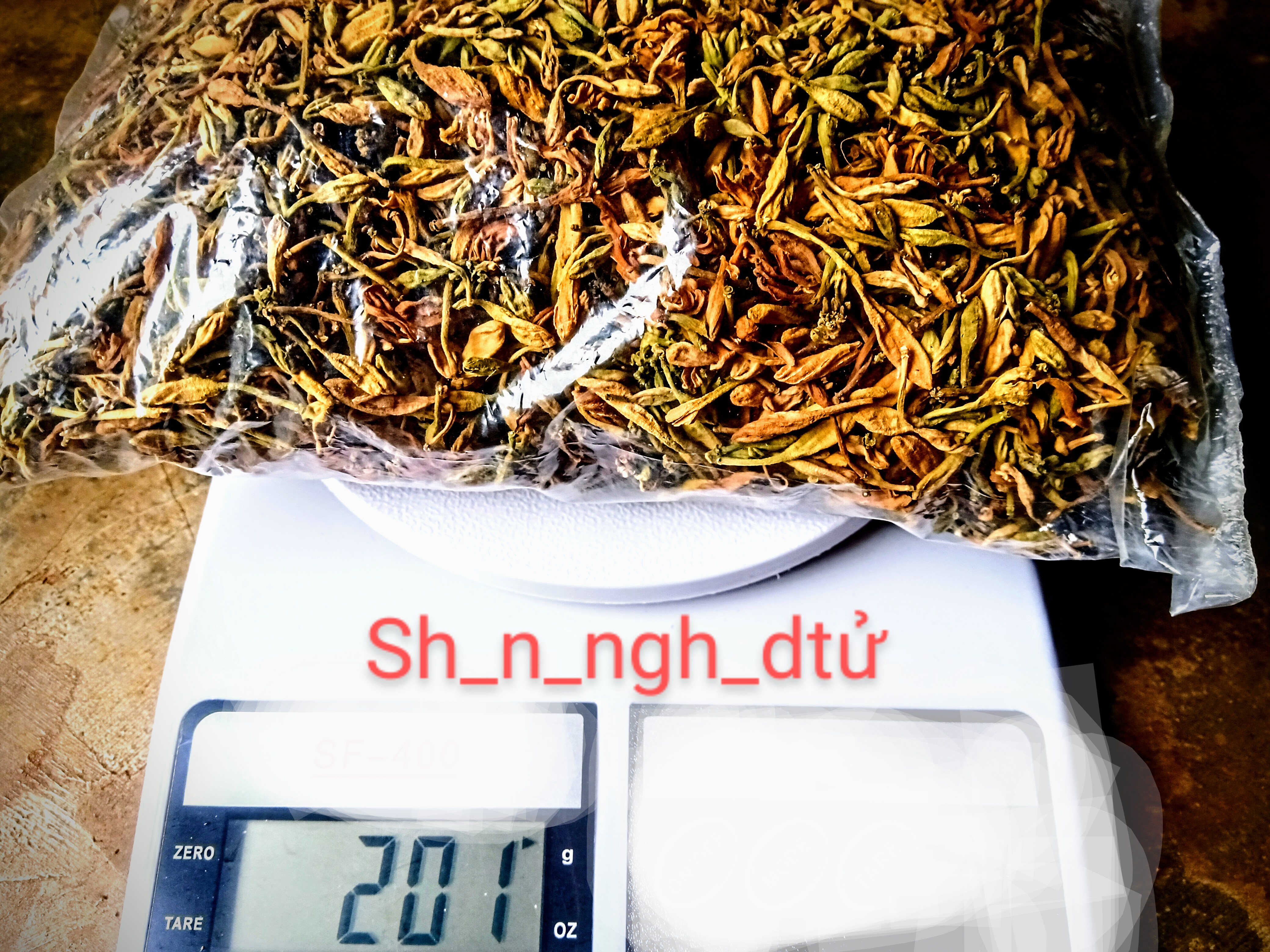 Hoa đu đủ đực khô 200gr