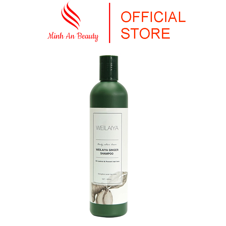 Dầu gội gừng weilaiya 400ml chính hãng giúp kích mọc tóc nhanh mượt, dưỡng tóc chăm sóc tóc óng ả