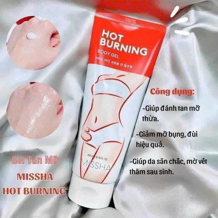 Kem tan mỡ bụng 𝐌𝐢𝐬𝐬𝐡𝐚 𝐇𝐨𝐭 𝐁𝐮𝐫𝐧𝐢𝐧𝐠 𝐏𝐞𝐫𝐟𝐞𝐜𝐭 𝐁𝐨𝐝𝐲 𝐆𝐞𝐥 𝟐𝟎𝟎𝐦𝐥