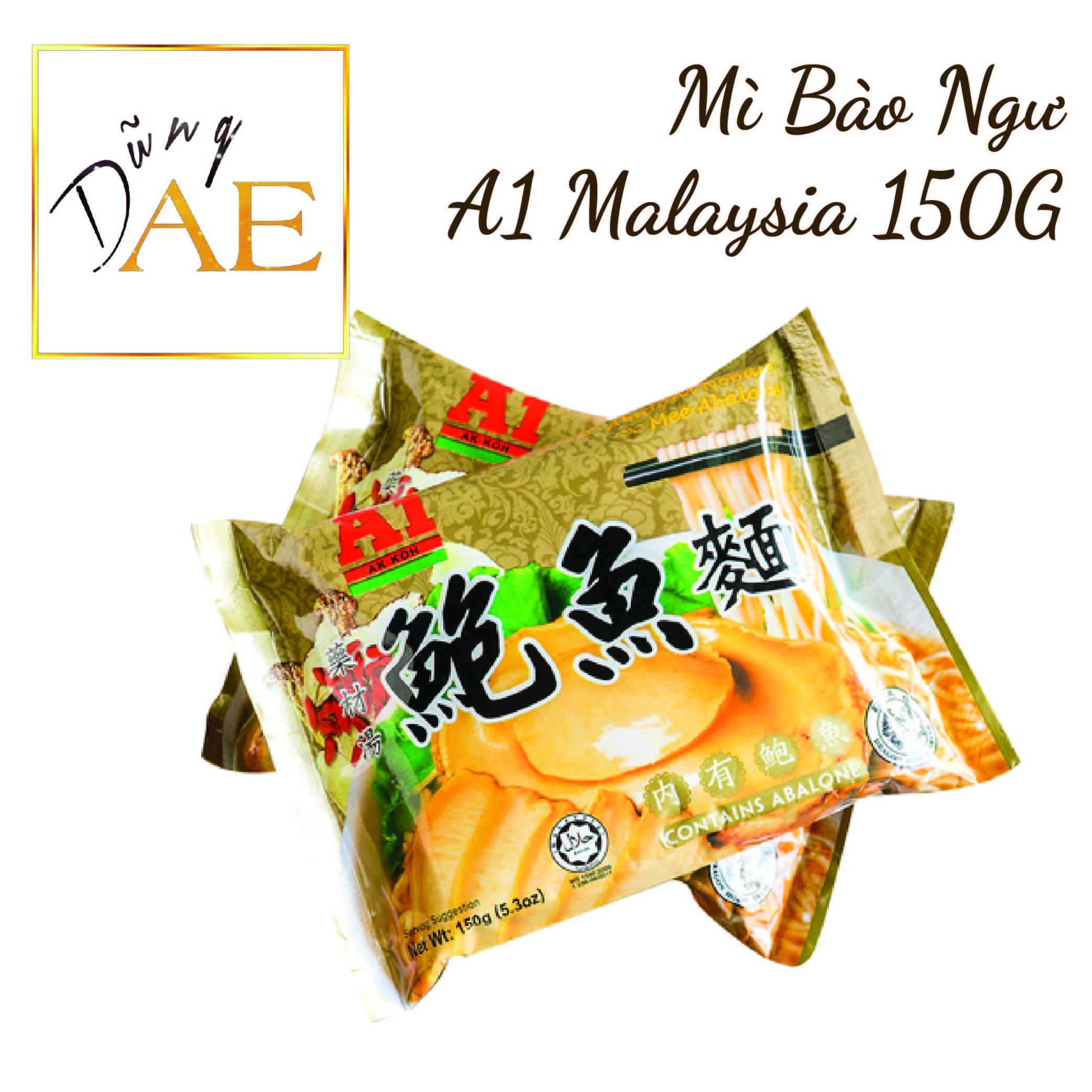 Mì bào ngư a1 malaysia 150g - abalone noodle a1 malaysia