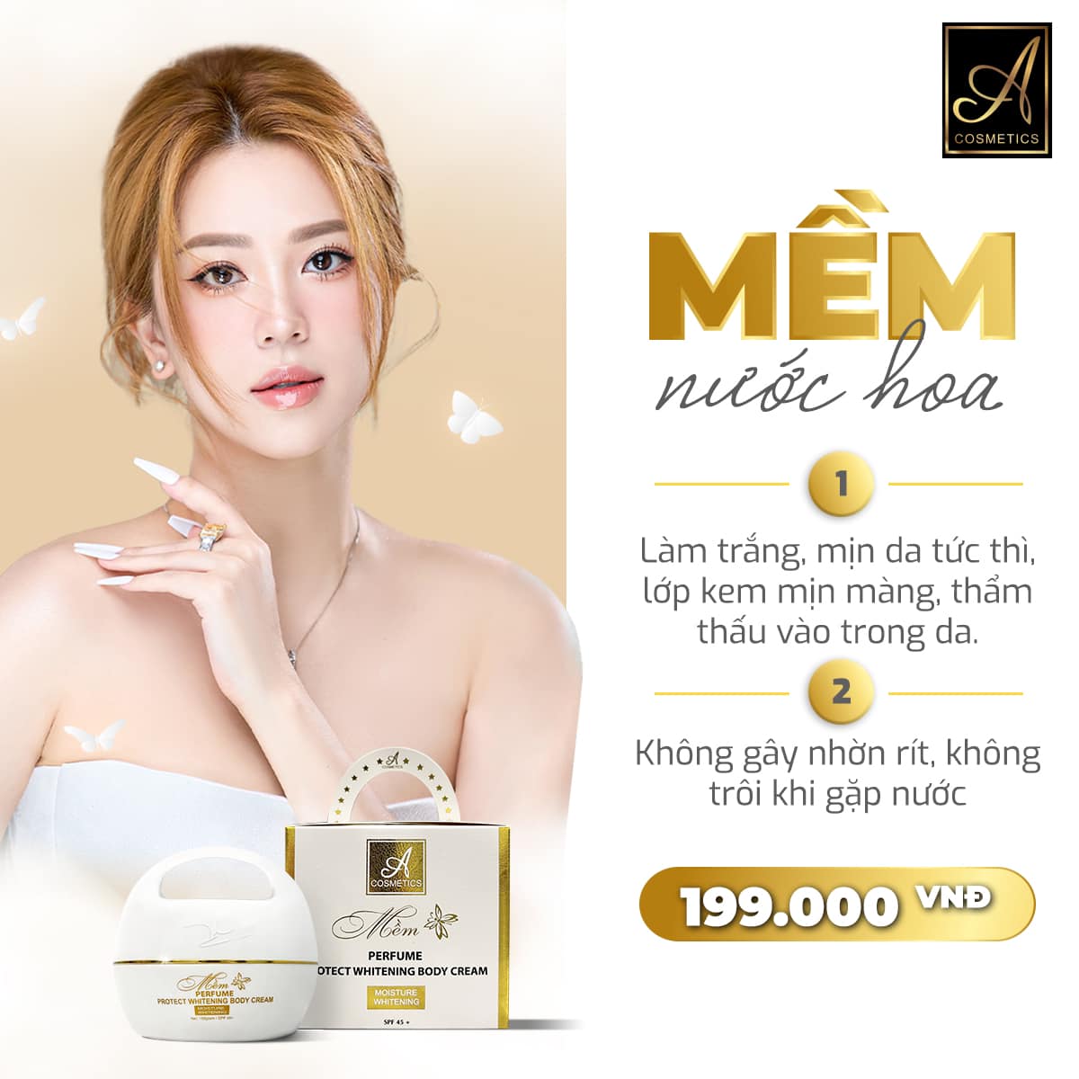 [MỚI 2023] KEM BODY MỀM A COSMETICS PHƯƠNG ANH CHÍNH HÃNG