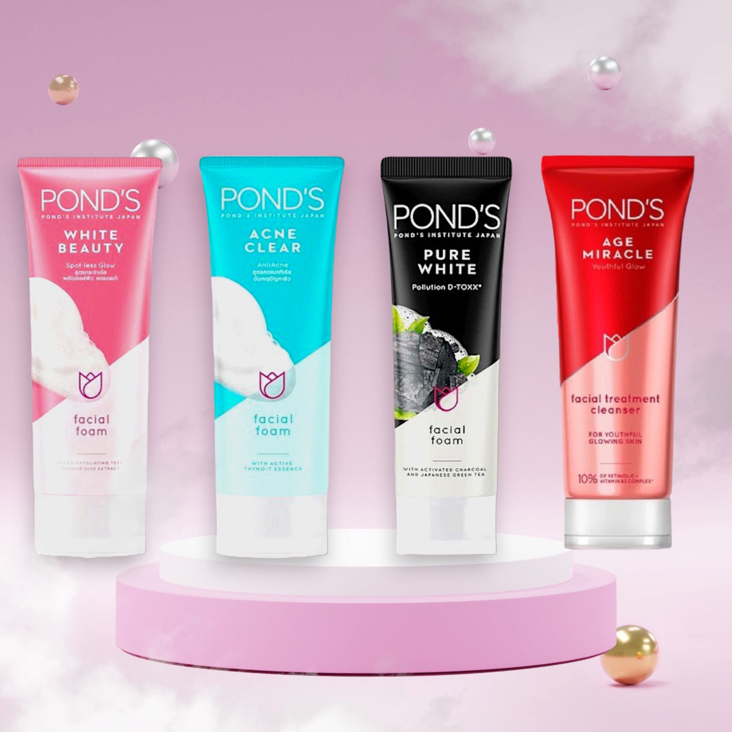 Sữa Rửa Mặt Pond's sáng da sạch sâu 100g