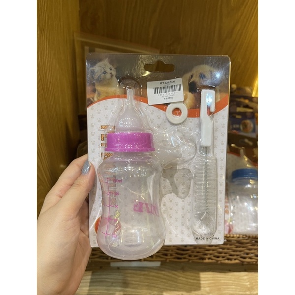 Bộ bình sữa cho chó mèo 🍼
