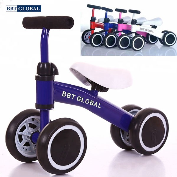 [TẶNG CHUÔNG]Xe Chòi Chân 4 Bánh Tự Thăng Bằng Khung Kim Loại Cho Bé Từ 1--3 Tuổi. Tải Trọng 30Kg.