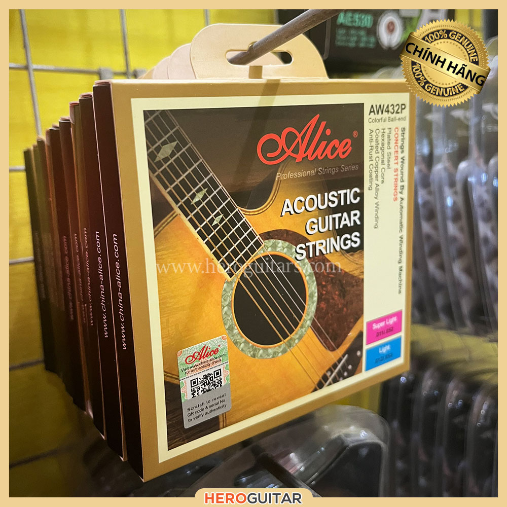 Dây guitar Acoustic Alice AW432
