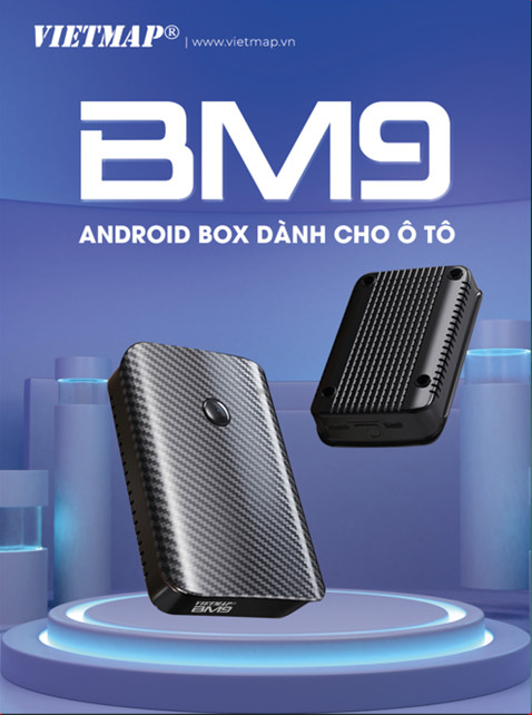 (New) Android Box Vietmap BM9 (Quà tặng khủng, Tích hợp Vietmap S2 bản quyền)