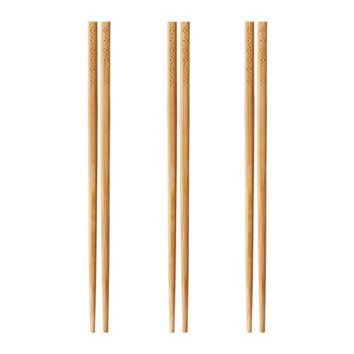 Bộ đũa tre 3 đôi/chopsticks 3 pairs ikea