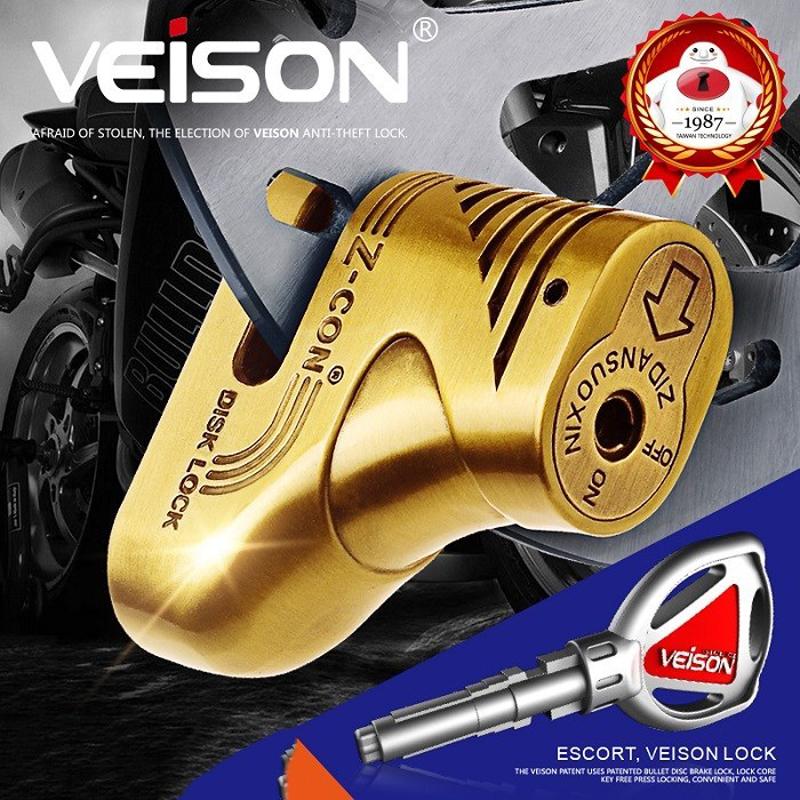 [HCM]Ổ khoá đĩa xe máy chống cắt cao cấp Làm Bằng Hợp Kim Nguyên Khối cốt khóa 100% Inox Bh 12 Tháng Toàn Quốc