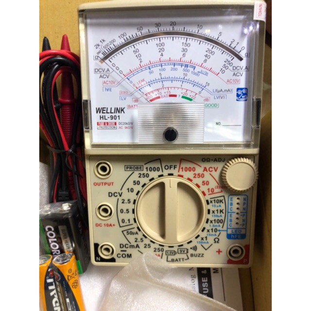 Đồng hồ vạn năng kim cơ wellink hl-901