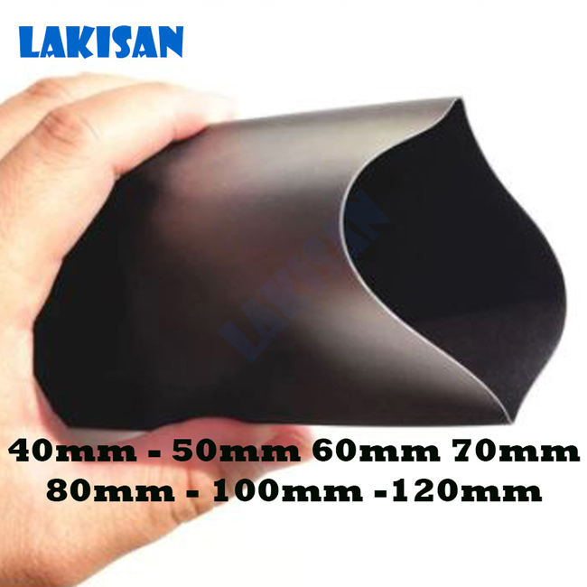 [1 mét] Ống dây gen co nhiệt 40mm - 50mm - 60mm - 70mm - 80mm - 100mm - 120mm cách điện | Màu đen | Tỉ lệ co 2:1 | LAKISAN