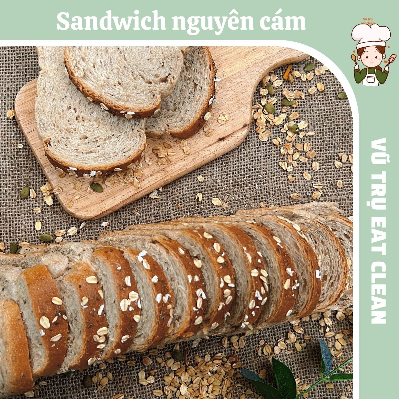 Bánh Mì Nâu Nguyên Cám Eatclean Eat Clean Ăn Kiêng [KHÁCH VUI LÒNG CHỌN ''GIAO HÀNG 2H'']